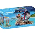 Produktbild: Playmobil® Pirates Schatzbergung auf Piratenfloss 71794