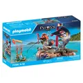 Produktbild: Playmobil 71794 Piratenfloß Mit Schatz