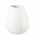 Produktbild: ASA Vase Ease Tropfenform H18cm Keramikvase Blumenvase Dekovase bauchig weiss