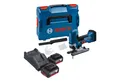 Produktbild: Bosch Professional Akku-Stichsäge GST 18V-125 S Professional 18 V + 2x Akku 5,0 Ah + Lader + L-Boxx