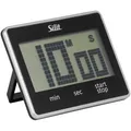 Produktbild: Silit Attimo Kurzzeitwecker digital, 9 x 7 cm, Küchentimer, Countdown, Timer, Eieruhr digital, Kunststoff, schwarz