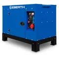 Produktbild: EBERTH 10000 Watt Notstromaggregat Diesel, Stromerzeuger mit 18,4 PS, 4-Takt Dieselmotor, 3-Phasen Stromgenerator mit 1x 400V, 2X 230V, 1x 12V
