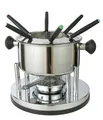 Produktbild: Edelstahl Fondue-Set für 6 Personen Fonduegabeln Brenner Fondueset Pastenbrenner