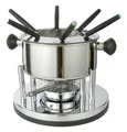 Produktbild: Edelstahl Fondueset bestehend aus 10 Teilen Edelstahlfondue Komplettset Fondue