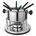 Produktbild: Edelstahl Fondue Set für 6 Personen 10-teilig 1,5 L Fonduegabeln Pastenbrenner