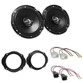 Produktbild: JVC 160mm 300W Boxen Lautsprecher Set + Ford Kuga Lautsprecherring + LSP Adapter