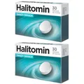 Produktbild: (Einheit/0,16€) 2 x Halitomin Halitosis Mundgeruch 2 x 30 Tabletten MHD 01.2027