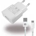 Produktbild: Huawei - HW-050100E01 - Netzteil / Ladegerät + Micro USB Ladekabel - 1000mA - Weiss - Weiß