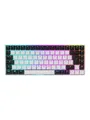 Produktbild: Sharkoon SKILLER SGK50 S3 - keyboard - 75% - QWERTZ - German - white Input Device - Gaming Tastaturen - Deutsch - Weiss