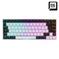 Produktbild: Sharkoon SKILLER SGK50 S3 WHT/GAT Yellow - Tastatur - 85 Tasten