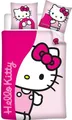 Produktbild: Hello Kitty Bettbezug 100% Flanell 140 x 200 cm - 65 x 65 cm