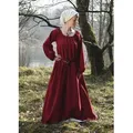 Produktbild: Battle Merchant Ritter-Kostüm Mittelalterkleid, Unterkleid Ana, rot rot L | L