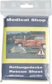 Produktbild: Holthaus Medical Rettungsdecke Medical Shop, L 2000 x B 1600 mm, aluminiumbedampfte Polyesterfolie, gold-silber 128404