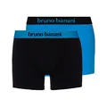 Produktbild: bruno banani - Flowing - Short - 2er Pack (7 Aqua Blue / Schwarz)