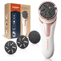 Produktbild: GRUNDIG Hornhautentferner elektrisch Hornhaut entfernen - schnell schöne Füße - Fußpflege Set mit Hochleistungsakku I IPX7 Fuß Pedi Pediküre (Hornhautentferner), Weiß