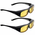 Produktbild: PEARL Nacht-Brille: 2er-Set Überzieh-Nachtsichtbrillen 
