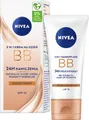 Produktbild: NIVEA BB 5in1 Tagescreme LSF 15, 24 Stunden Feuchtigkeit, dunkler Farbton