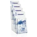 Produktbild: Taymar 4C110 Prospekthalter 4 Fächer DIN Lang DL Polystyrol Transparent