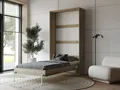 Produktbild: HeimLiving Schrankbett Classico 100/140/160x200 cm Vertikal Eiche Sonoma Wandbett