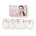 Produktbild: Waschies Abschminkpads/Mini-Waschhandschuhe – 5er-Set Beige/Weiß – sanfte Gesichtsreinigung - waschbar, wiederverwendbar & hypoallergen - Alle Hauttypen – Alternative zu Wattepads & Abschminktüchern