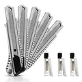 Produktbild: 5x Cuttermesser 18mm + 30x SK5 Abbrechklingen, Teppichmesser profi, Cuttermes...