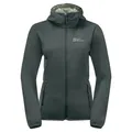 Produktbild: Jack Wolfskin Damen Windhain Hoodie Jacke (Größe S, gruen)