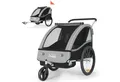 Produktbild: TIGGO Fahrradkinderanhänger TIGGO VS Kinderfahrradanhänger 2 in 1 Kinderanhänger Fahrradanhänger, für 1-2 Kinder geeignet