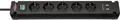 Produktbild: Brennenstuhl Bremounta - Steckdosenleiste - Ausgangsanschlüsse: 5 (2 x USB, 5 x Strom Typ F) - 3,0m Schnur - Schwarz (1150660315)