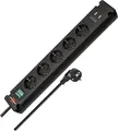 Produktbild: Brennenstuhl Bremounta Steckdosenleiste 5-fach+ USB schwarz mit Schalter Anschlusskabel 3 1,5 m (1150660315)