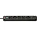 Produktbild: Brennenstuhl 1150660315 Steckdosenleiste mit Schalter 5fach Schwarz Schutzkon...