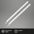 Produktbild: LED Unterbauleuchte 2er Set Neutralweiß Küche Schrankleuchte mit Schalter 58,5cm