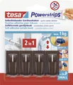 Produktbild: tesa Gardinenhaken Powerstrip 4er-Set, braun