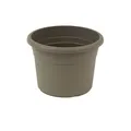 Produktbild: Pflanzkübel Fiona taupe Ø 50cm Pflanztopf Blumentopf UV beständig Kunststoff neu