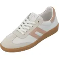 Produktbild: Palado Sneaker Damen Yesyra - Turnschuhe gefertigt aus hochwertigem Rindsleder - Made in Portugal - vielseitiger sportlicher Look Weiß UK7 - EU40