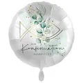 Produktbild: Folienballon * ZUR KONFIRMATION ALLES GUTE * als Deko oder Geschenk zum Glaubensfest | 43cm, für Helium und Luft | Christlicher Glaube Ballon Luftballon