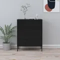 Produktbild: Kommode Schwarz 80x35x101,5 cm Stahl
