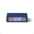 Produktbild: Lexon Flip Mini Reisewecker, digitaler LED-Wecker mit On/Off-Funktion, Einstellbarer Helligkeit, wiederaufladbar und berührungsempfindlich, ideal als Nachttisch-Wecker - Dunkelblau