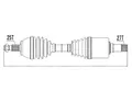 Produktbild: Anrtiebswelle Mercedes A/B Klasse 150/170/200/200 Turbo 160/180/200Cdi 04- Links