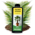 Produktbild: Natürlicher Hanfpalmendünger 1L Hanfpalme Dünger Palmendünger 1 Liter Flüssigdünger für drinen und draußen Außen Pflanzendünger Pflanzenstärkungsmittel Blatt- & Wurzeldünger organisch 1000ml