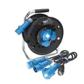 Produktbild: CEE Camping Kabeltrommel H07RN-F 3G 2,5mm 25m + Adapter CEE/Schuko 1,5m Caravan
