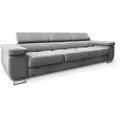 Produktbild: Masseno Bettsofa, Hellgrau, Textil, 281x87x98 cm, Wohnzimmer, Sofas & Couches, Schlafsofas