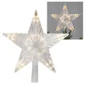 Produktbild: STAR LED Weihnachts Stern Christ Tannen Baum Spitze Beleuchtung inkl Timer