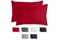 Produktbild: Komfortec Kissenbezug Premium Kopfkissenbezug, gebürstet 100% Mikrofaser 90g/m², (2 Stück), 50x70 cm mit Reißverschluss, Superweiches Kissenhülle Set