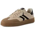 Produktbild: Tamaris Plateausneaker Freizeitschuh, Halbschuh, Schnürschuh im Retro-Look beige 36 EU