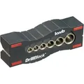 Produktbild: KWB - Bohrhilfe / Bohrlehre ø 44899 mm DrillBlock für rechtwinklige / gerade u. präzise Bohrungen auf Oberflächen, Rundmaterialien und Kanten inkl.