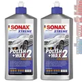 Produktbild: 2x Sonax XTREME Polish+Wax 2 Hybrid NPT 500 ml Politur, Wachs Versiegelung