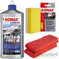 Produktbild: 500ml SONAX XTREME POLISH+WAX 2 HYBRID NPT AUTO POLITUR +SCHWAMM & 2x POLIERTUCH