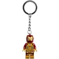 Produktbild: LEGO 854240 Super Heroes Iron Man Schlüsselanhänger, Der Iron Man Schlüsselanhänger ist 9 cm lang. Gold