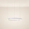 Produktbild: s.luce Led-Hängeleuchte, Weiß, Metall, Rund,Rund, 60x3.3x60 cm, Lampen & Leuchten, LED Beleuchtung, LED-Hängeleuchten