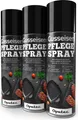 Produktbild: Oputec 3 x 500ml Gusseisen-Pflegespray - Ideales Grillzubehör zum Schutz & der Pflege von Gussrosten, Pfannen, Töpfen, Dutch Oven, Grillrosten, Brätern aus Gusseisen - Cast Iron Antihaft-Schutzspray